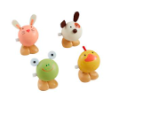 Mud Pie Wind Up Wooden Animal Hopping Toy