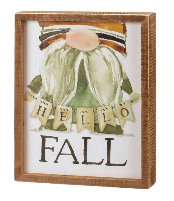 Hello Fall Gnome Picture