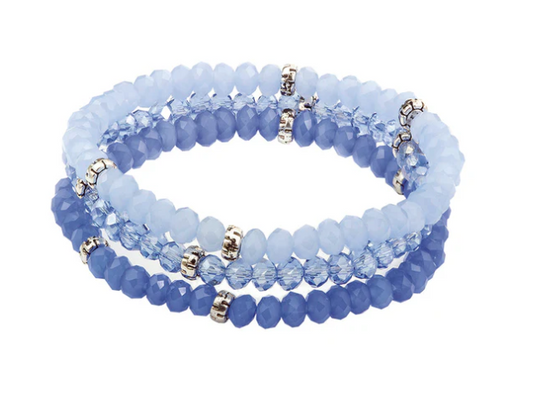 Kids 3 Stack Mini-Crystal Bracelets- Frozen