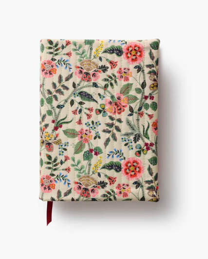 Floral Print Quilted Journal