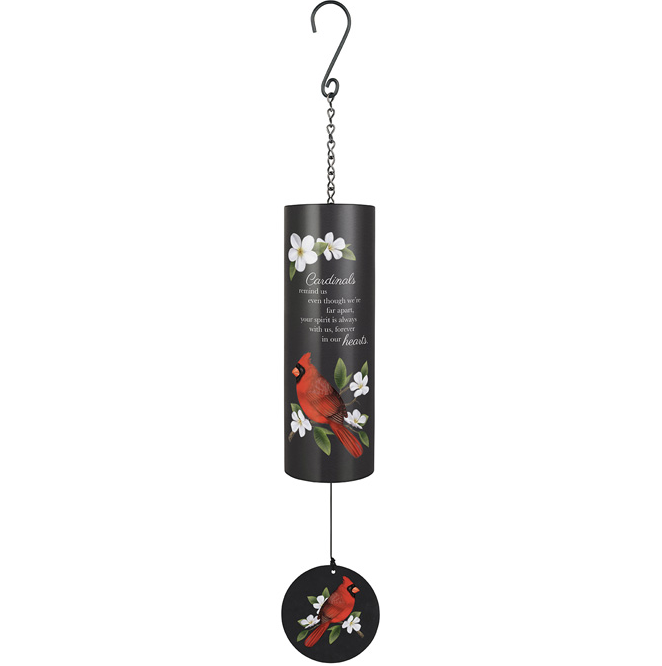 Cardinals 36" Cylinder Sonnet Windchime