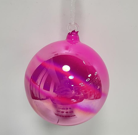 Iridescent Ball Ornament
