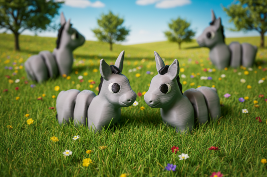 3D Printed Flexi Donkey