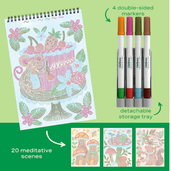 FlowArt® - Trace-By-Line- Woodland Whimsy