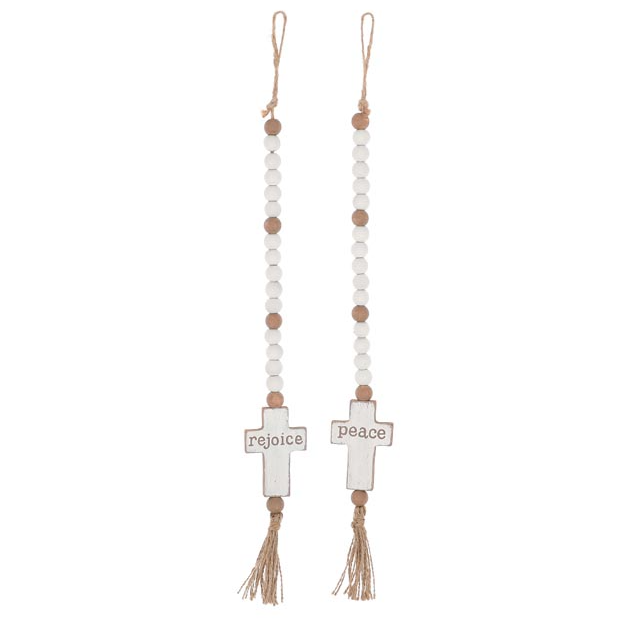 Rustic Prayer Beads With Cross