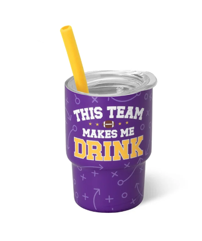 Swig Life Game Day Shots- Purple+Yellow