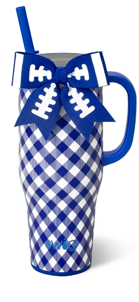 Swig Life 40oz Mega Mug Gameday Blue+White