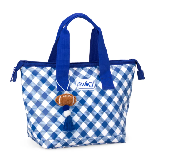 Swig Life Gameday Gingham Royal Lunch Bag