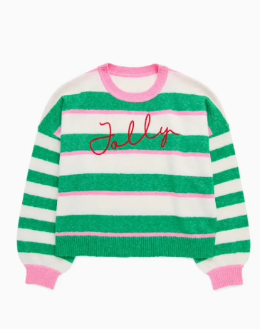 Jolly Stripe Relaxed Sweater