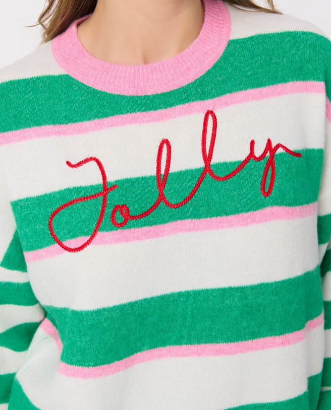 Jolly Stripe Relaxed Sweater