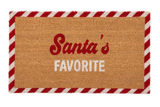 "Santa's Favorite" Doormat