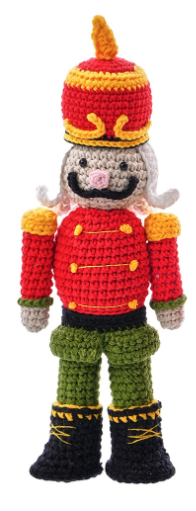 Handmade Yarn Nutcracker