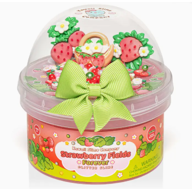 Strawberry Fields Forever Glitter Signature Dome™ Slime