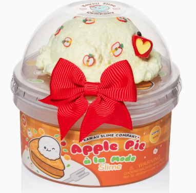 Apple Pie À La Mode Jelly Cube Signature Dome™ Slime