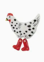 Hazel Mazel Stoneware Animal Fridge Magnet