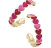 Valentine's Heart Hoop Earrings