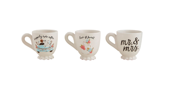 Mud Pie Wedding Coffee Mugs