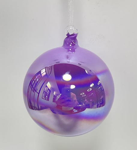 Iridescent Ball Ornament