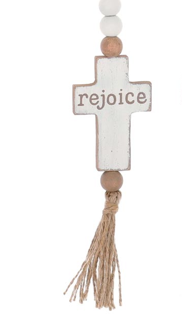 Rustic Prayer Beads With Cross