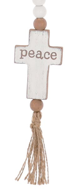 Rustic Prayer Beads With Cross