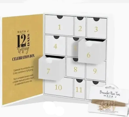Maya J Jewelry Celebration Box/Advent Calendar- 12 Days of Gifting