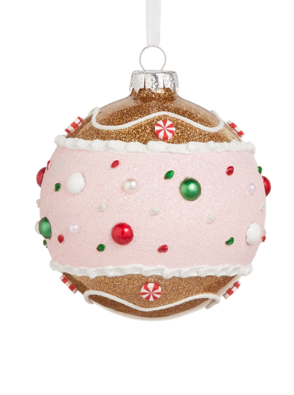 5" Candy Dot Gingerbread Ornament