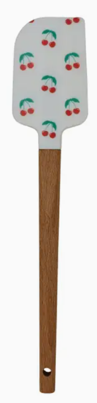 Silicone & Wood Two-Sided Spatula