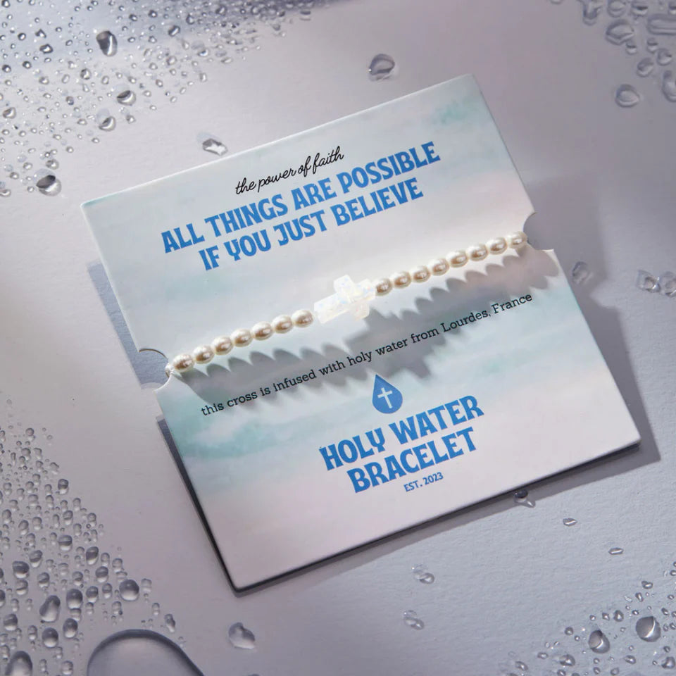 Holy Water Cross Bracelets