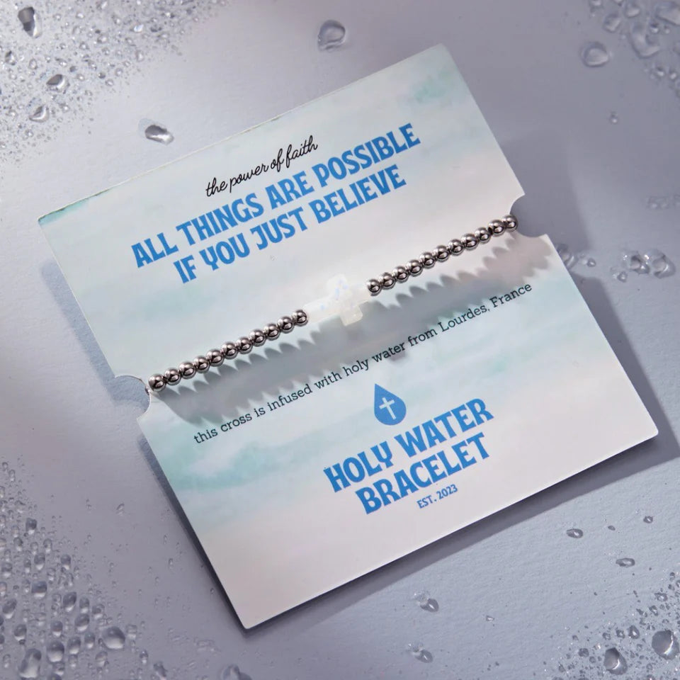 Holy Water Cross Bracelets
