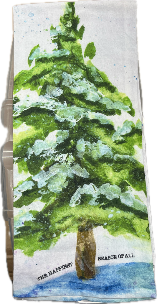 Happiest Season Tree Tea Towel