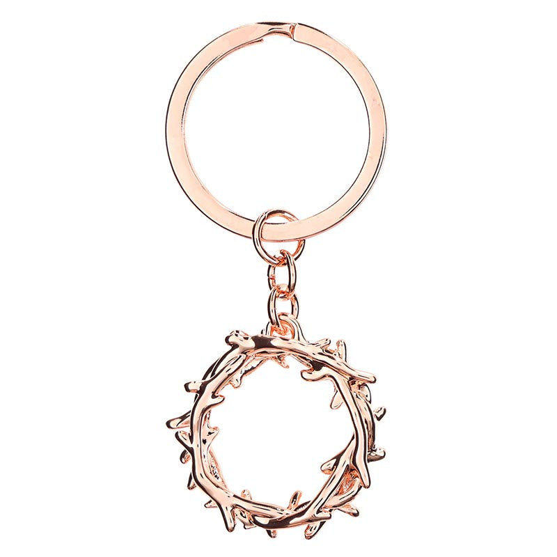 By His Wounds Gold Keychain