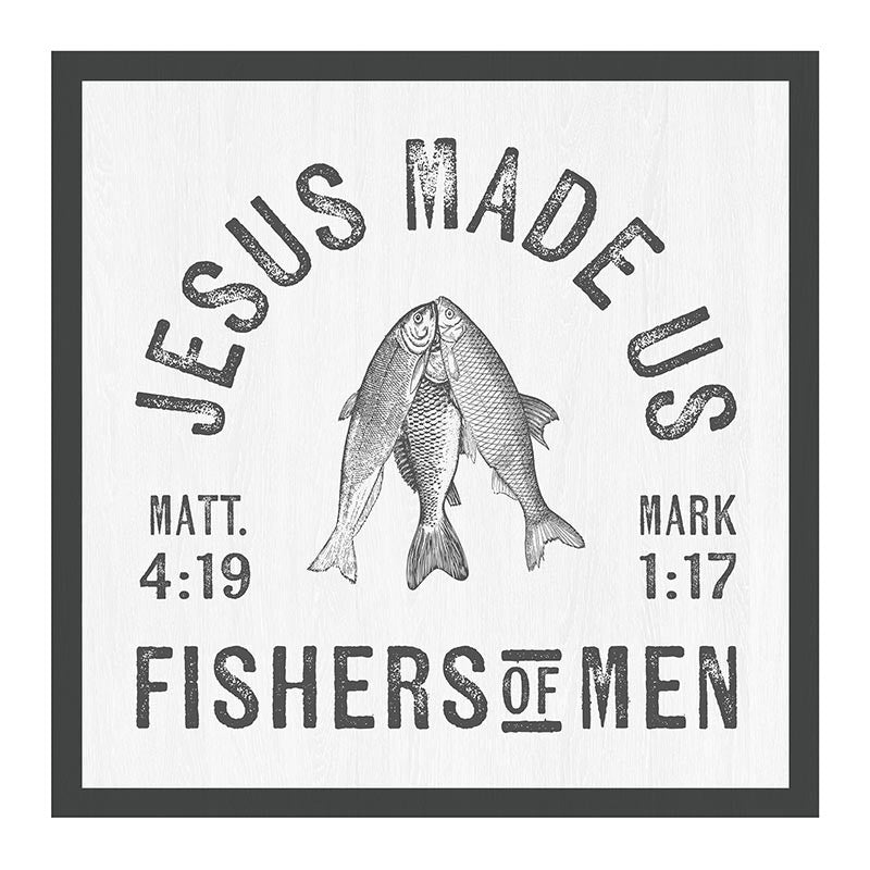 Small Plaque - Fisherman