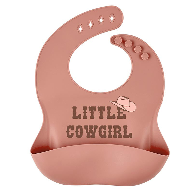 Stephen Baby Silicone Cowboy Bibs