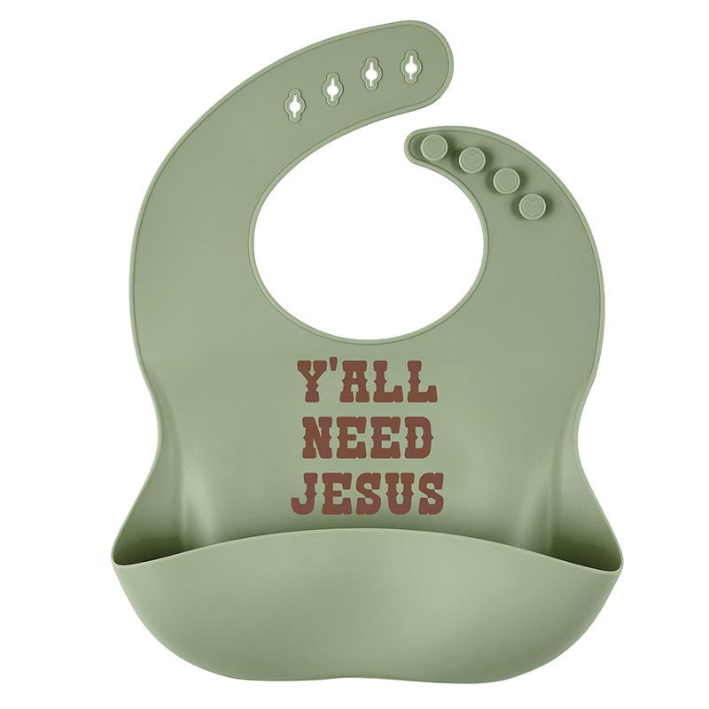 Stephen Baby Silicone Cowboy Bibs