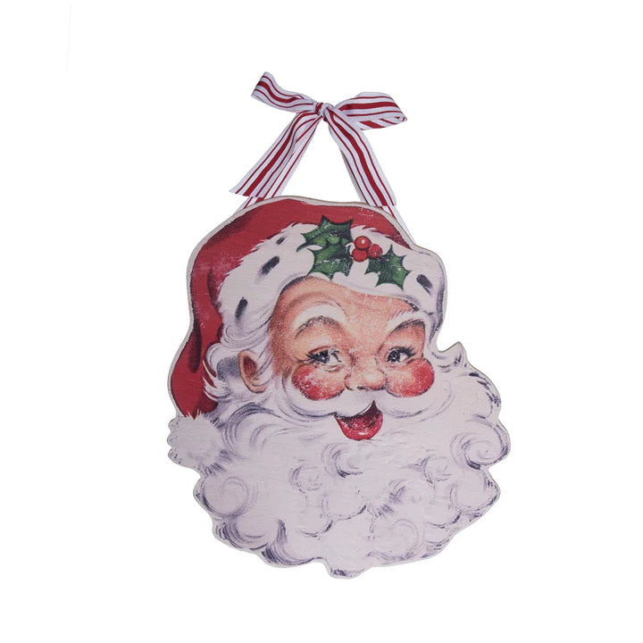 Vintage Santa Door Hanger