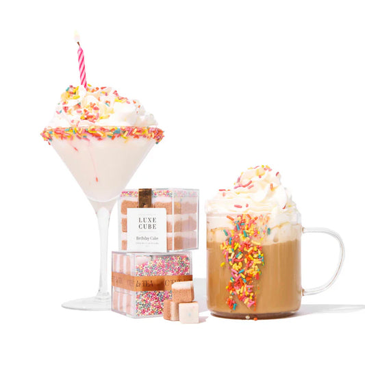 Birthday Cake Duo Cocktail & Latte Cube