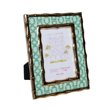 Cane Ceramic Photo Frame