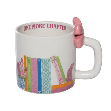 One More Chapter Mug w/ Bow Handle