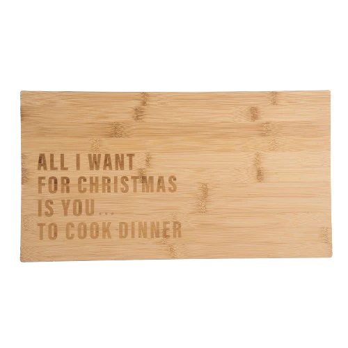 All I Want For Christmas Cutting Board