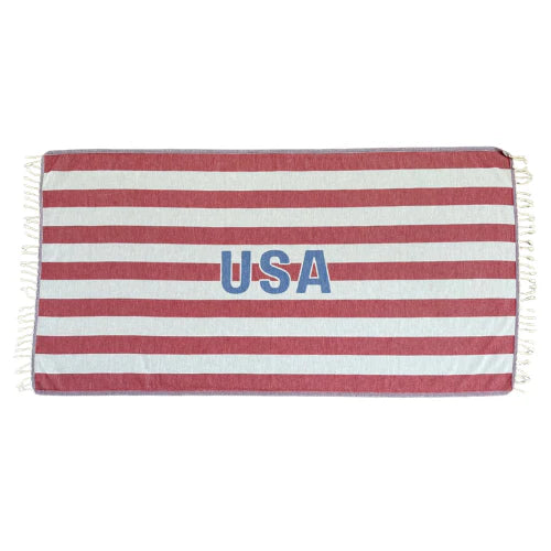 Shaka Love USA Stripes Towels/ Blanket
