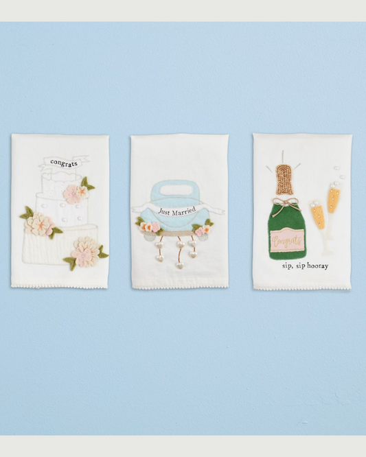 Mud Pie Wedding Tea Towels