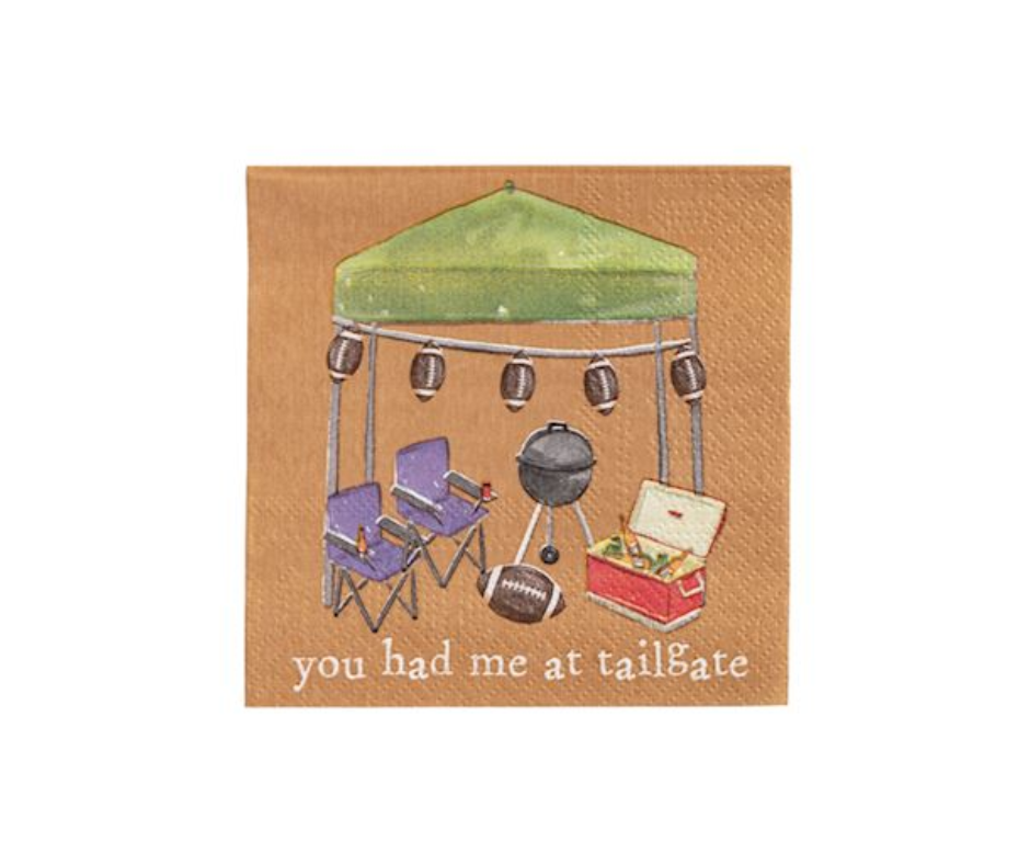 Mud Pie Tailgate Napkins Set of 12