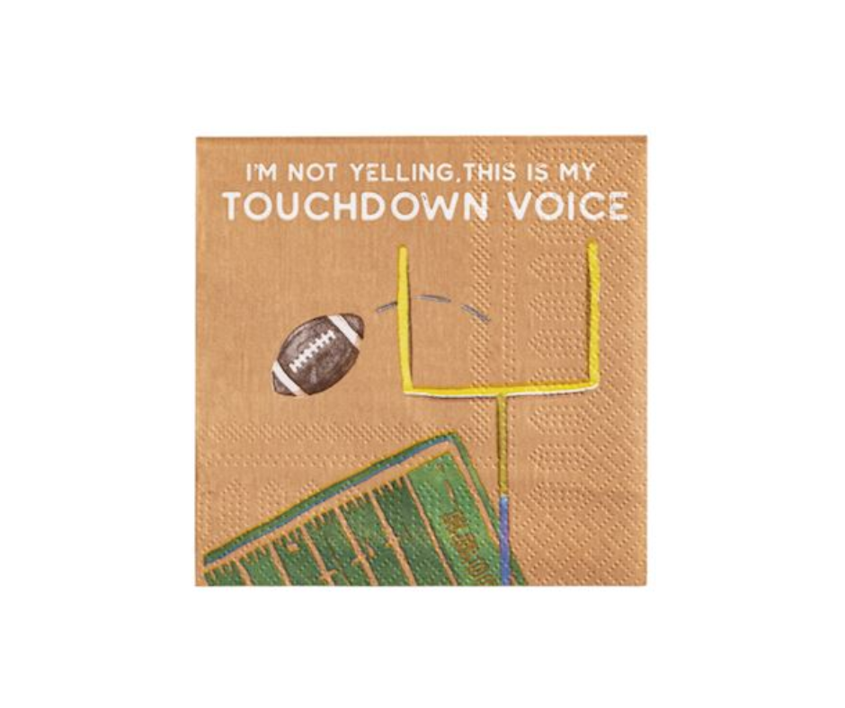 Mud Pie Tailgate Napkins Set of 12