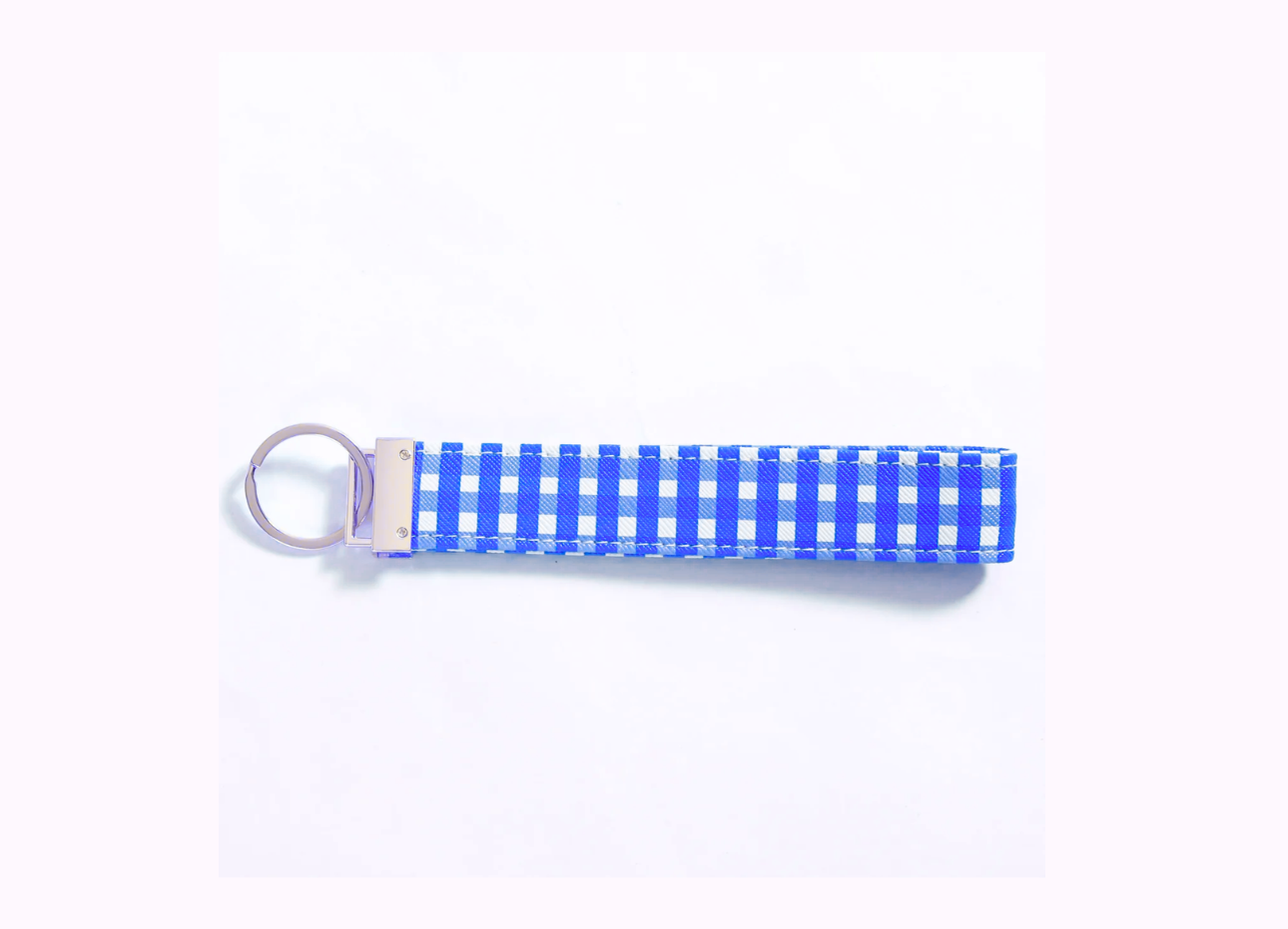 Gingham Keychain Loop