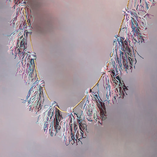 Glitterville Yarn Tassel Garland