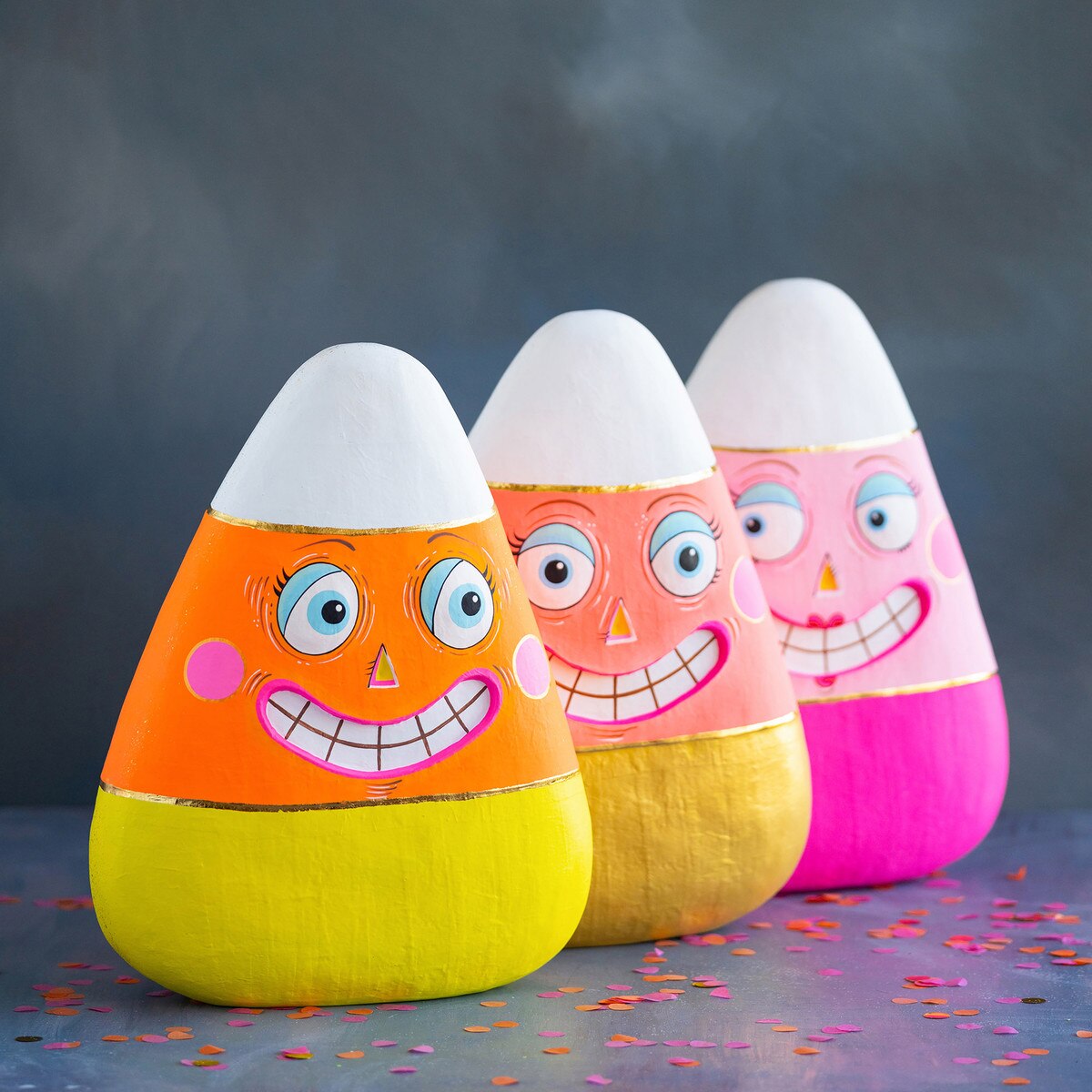 Glitterville Large Candy Corn Figures