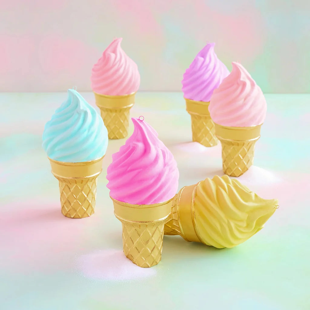 Glitterville Ice Cream Cone Tabletop Display