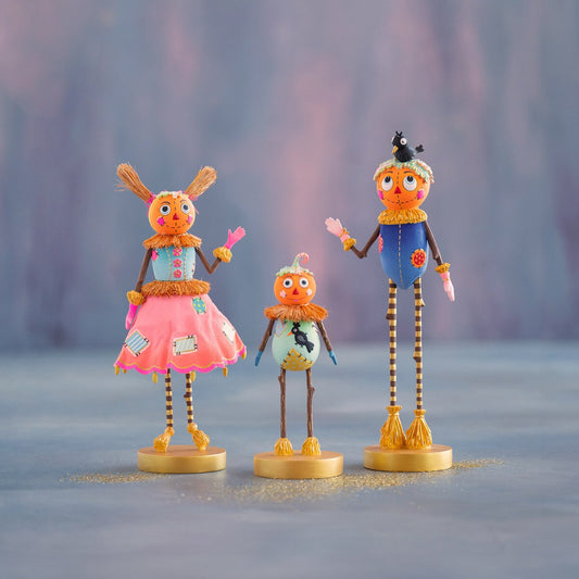 Glitterville Patches Family Tabletop Figurines