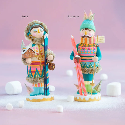 Glitterville Beba & Bronson Nutcracker Ornament