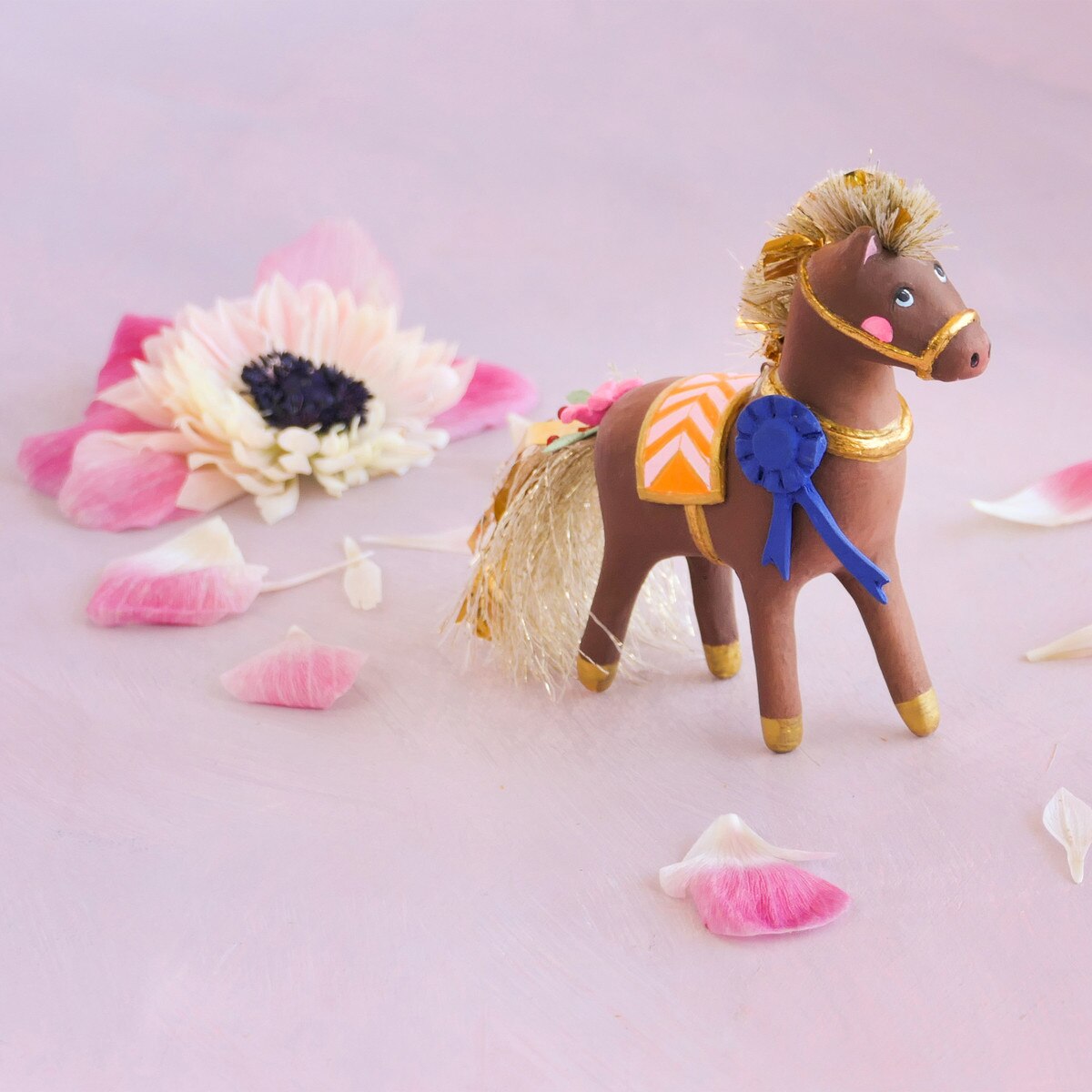 Glitterville Gallop The Horse Ornament- 4"